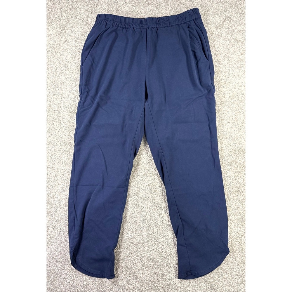 Marine Layer Re-Spun Navy Blue Tulip Hem Joggers‎ Elastic Waist Pants Small